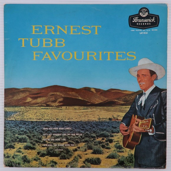 Ernest Tubb – Favourites - UK 1957 Mono Country 12" LP Vinyl Record LAT 8161 - Picture 1 of 16